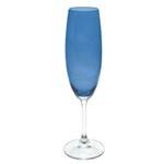 Assistência Técnica e Garantia do produto Jogo de 6 Taças para Champanhe Anna Azul Cobalt em Cristal Ecológico 220ml - 58277