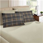 Assistência Técnica e Garantia do produto Jogo de Cama Queen Tartan Trigo - Portallar