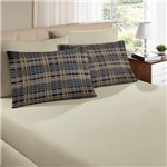 Assistência Técnica e Garantia do produto Jogo de Cama Solteiro Tartan Trigo - Portallar