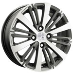 Assistência Técnica e Garantia do produto Jogo de Rodas Peugeot 208 Aro 16 X 6,0 4x108 ET23 S10 Grafite Diamantado