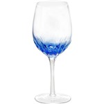 Assistência Técnica e Garantia do produto Jogo de Taças Craqueladas de Vidro para Vinho 360ml Azul 6 Peças - Rojemac