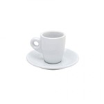 Assistência Técnica e Garantia do produto Jogo de Xícaras de Café com Pires Porcelana 12 Peças 70ml Rojemac Branco