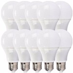 Assistência Técnica e Garantia do produto Kit 20 Lampadas Led 18w Bulbo A60 Econômica Bivolt E27 Branco Frio