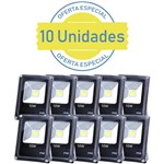 Assistência Técnica e Garantia do produto Kit 10 Refletores Holofote Led 10w Branco Frio