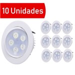 Assistência Técnica e Garantia do produto Kit 10 Spots Led 5w Redondo Branco Frio