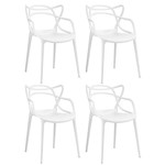 Assistência Técnica e Garantia do produto KIT - 4 X Cadeiras Masters Allegra - Branco