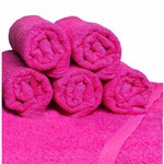 Assistência Técnica e Garantia do produto Kit 45 Toalhas Lavabo para Manicure Salão de Beleza Pink
