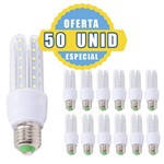 Assistência Técnica e Garantia do produto KIT 50 Lâmpada Led Milho 3U 7W Branco Frio