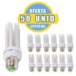 Assistência Técnica e Garantia do produto KIT 50 Lâmpada Led Milho 3U 9W Branco Frio