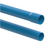 Assistência Técnica e Garantia do produto Kit 50 Tubos de PVC Azul Irrigação 50mm Pn 40 Cano de 6mts