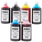 Assistência Técnica e Garantia do produto Kit 6 Litros Tinta Kora Compativel Epson Universal Corante para Bulk Ink e Ecotank