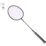 Assistência Técnica e Garantia do produto Kit Badminton com 2 Raquetes e 3 Petecas Vermelha - Hook Sports