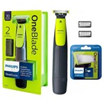 Assistência Técnica e Garantia do produto Kit Barbeador Aparador Elétrico Philips One Blade Qp2510 + Refil