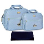 Assistência Técnica e Garantia do produto Kit Bolsa Bebê Maternidade Azul Claro Trocador B20W08