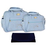 Assistência Técnica e Garantia do produto Kit Bolsa Maternidade Azul Claro Trocador B20W07