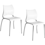 Assistência Técnica e Garantia do produto Kit 2 Cadeiras Amanda 357 Branco Carraro