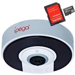 Assistência Técnica e Garantia do produto Kit Câmera Ip Wifi Ípega Vr Cam 360° Panorâmica HD 960p Áudio com Cartão Sd 32gb