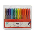 Assistência Técnica e Garantia do produto Kit Canetas Fine Pen Colors Faber-Castell 12 Unidades