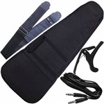 Assistência Técnica e Garantia do produto Kit Capa Bag Acolchoada Ultra Resistente para Violão Folk