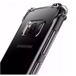 Assistência Técnica e Garantia do produto Kit Capinha Silicone Antichoque + Película Vidro 5d Preta Samsung S8