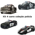 Assistência Técnica e Garantia do produto Kit 2 Carrinho de Coleção Viatura Policial / Policia Mustang e Silverado Oferta