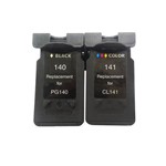 Assistência Técnica e Garantia do produto Kit Cartucho de Tinta Compatível Canon PG140 e CL141 Preto e Colorido MX371 MX431 MX451 MX511 MX521