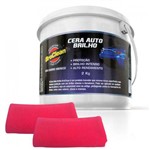 Assistência Técnica e Garantia do produto Kit Cera de Carnaúba Cristalizadora Auto 2kg - Braclean