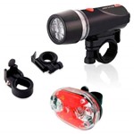 Assistência Técnica e Garantia do produto Kit Ciclismo - Farol + Lanterna Traseiro para Bike - Resistente à Água 15 Lumens - Atrio Bi006