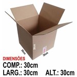 Assistência Técnica e Garantia do produto Kit com 25 Caixas de Papelão 30 X 30 X 30 Cm para Correios e Transporte de Encomendas