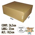 Assistência Técnica e Garantia do produto Kit com 25 Caixas de Papelão 26,5 X 23 X 10,5 Cm para Correios e Transporte de Encomendas