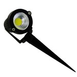 Assistência Técnica e Garantia do produto Kit com 5 Peças - Luminária Led Espeto de Jardim Cob 5w - Branco Frio - COB5WBF