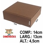 Assistência Técnica e Garantia do produto Kit com 50 Caixas em Papelão 14x13x4,5 Cm para Correios e Transporte de Encomendas