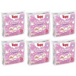 Assistência Técnica e Garantia do produto Kit com 6 Pacotes de Fralda de Pano Básica Menina - Topz Baby