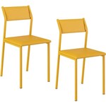 Assistência Técnica e Garantia do produto Kit com 2 Cadeiras Sofia Amarelo - Carraro