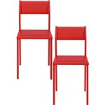 Assistência Técnica e Garantia do produto Kit com 2 Cadeiras Sofia Vermelha - Carraro