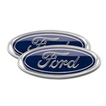 Assistência Técnica e Garantia do produto Kit com 2 Emblemas Original Ford da Grade Frontal e Tampa Traseira Ford F-250 2006/2012