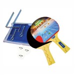 Assistência Técnica e Garantia do produto Kit Completo de Tênis de Mesa / Ping Pong - 02 Raquetes, 03 Bolas, Suporte e Rede Klopf 5031