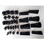 Assistência Técnica e Garantia do produto Kit Conectivos Preto para Balcão 09 Módulos - Vidro ou Aramado 4mm