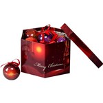 Assistência Técnica e Garantia do produto Kit de Bolas Decoradas "Merry Christmas", 7cm, 14 Unidades - Christmas Traditions