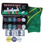 Assistência Técnica e Garantia do produto Kit de Poker Iniciante com 200 Fichas + Baralho + Botões