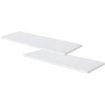 Assistência Técnica e Garantia do produto Kit de Prateleiras em MDP 20x120cm Branco + Suporte - Multivisão