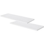 Assistência Técnica e Garantia do produto Kit de Prateleiras em MDP 20x60cm Branco + Suporte - Multivisão