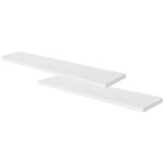 Assistência Técnica e Garantia do produto Kit de Prateleiras em MDP 20x90cm Branco + Suporte - Multivisão