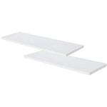 Assistência Técnica e Garantia do produto Kit de Prateleiras em MDP 25x90cm Branco + Suporte - Multivisão