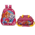 Assistência Técnica e Garantia do produto Kit Escolar Mochila 14 + Sacola Xeryus Paw Patrol Girl Team (7983+7987)