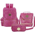 Assistência Técnica e Garantia do produto Kit Escolar Mochila 16 + Lancheira + Estojo Xeryus Alice Aventureira (7542+7544+7545)