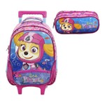 Assistência Técnica e Garantia do produto Kit Escolar Mochilete 14 + Estojo Xeryus Paw Patrol Sea Patrol Skye (7961+7965)