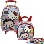 Assistência Técnica e Garantia do produto Kit Escolar Mochilete 14 + Lancheira + Estojo Xeryus Mônica e Hello Kitty (7911+7914+7916)