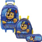 Assistência Técnica e Garantia do produto Kit Escolar Mochilete 14 + Lancheira + Estojo Xeryus Paw Patrol Sea Patrol Chase (7951+7954+7955)