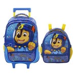 Assistência Técnica e Garantia do produto Kit Escolar Mochilete 14 + Lancheira Xeryus Paw Patrol Sea Patrol Chase (7951+7954)